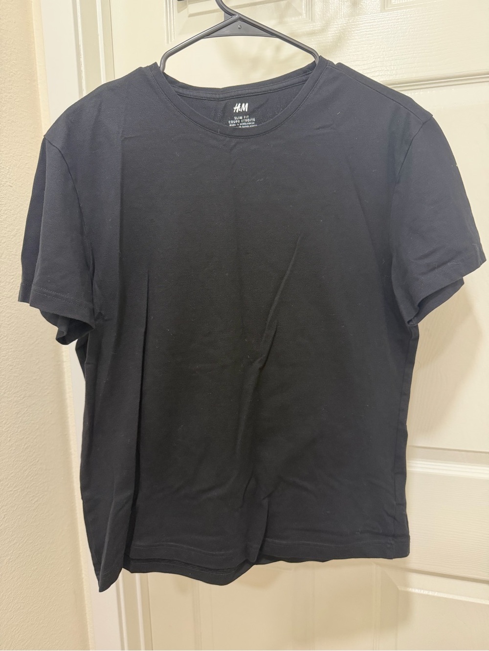 H&M Men's Black Short Sleeve Crew Tee